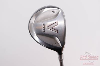 TaylorMade V Steel Fairway Wood 3 Wood 3W 15° TM M.A.S.2 Graphite Regular Right Handed 43.0in