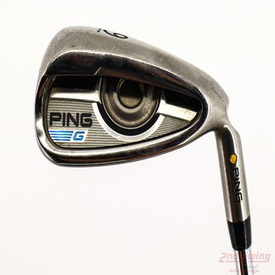 Ping 2016 G Single Iron 9 Iron True Temper XP 95 R300 Steel Regular Right Handed Yellow Dot 36.0in