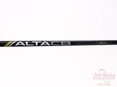 Used W/ Ping LH Adapter Ping ALTA CB 55 Black 55g Driver Shaft Stiff 44.5in