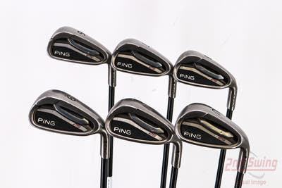 Ping G25 Iron Set 6-PW GW Ping TFC 189i Graphite Senior Right Handed Black Dot 36.75in
