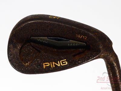 Ping Tour-S Rustique Wedge Sand SW 56° 12 Deg Bounce FST KBS Tour Steel Stiff Right Handed Brown Dot 35.25in