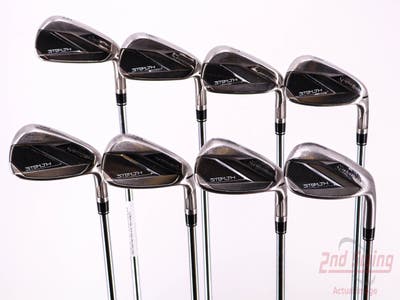 TaylorMade Stealth Iron Set 5-PW AW SW FST KBS MAX 85 MT Graphite Regular Right Handed 50.0in