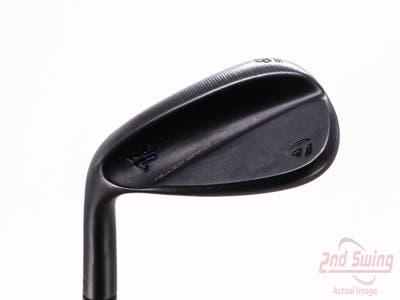 TaylorMade Milled Grind 3 Raw Black Wedge Lob LW 60° 10 Deg Bounce Mitsubishi MMT 55 Graphite Senior Left Handed 35.25in