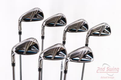 TaylorMade SIM MAX Iron Set 5-PW AW FST KBS MAX 85 Steel Regular Left Handed 38.5in