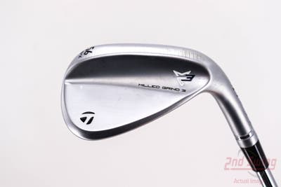 TaylorMade Milled Grind 3 Raw Chrome Wedge Sand SW 56° 14 Deg Bounce FST KBS Tour Steel Stiff Right Handed 35.0in