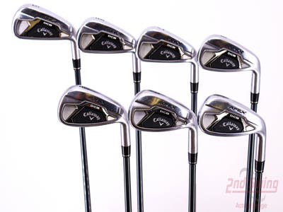Callaway Apex DCB 21 Iron Set 5-PW AW UST Mamiya Recoil 65 Dart Graphite Regular Right Handed 38.5in
