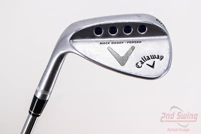 Callaway Mack Daddy Forged Chrome Wedge Gap GW 52° 10 Deg Bounce Dynamic Gold Tour Issue S200 Steel Stiff Left Handed 35.5in