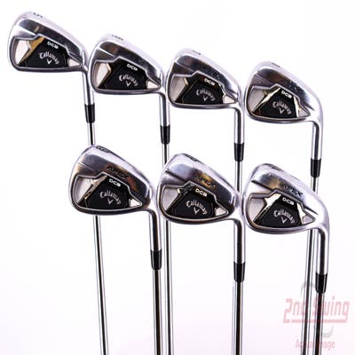 Callaway Apex DCB 21 Iron Set 5-PW AW KBS $-Taper Lite 95 Steel Right Handed 38.0in