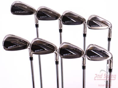 TaylorMade Stealth Iron Set 4-PW GW FST KBS MAX 85 Steel Stiff Right Handed 38.5in