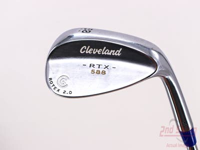 Cleveland 588 RTX 2.0 Tour Satin Wedge Lob LW 58° 10 Deg Bounce Cleveland ROTEX Wedge Steel Wedge Flex Right Handed 35.75in