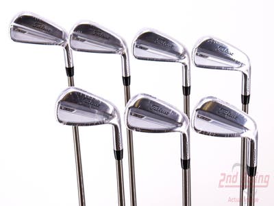 Mint Titleist 2023 T150 Iron Set 4-PW Aerotech SteelFiber i110cw Graphite Stiff Right Handed 38.0in