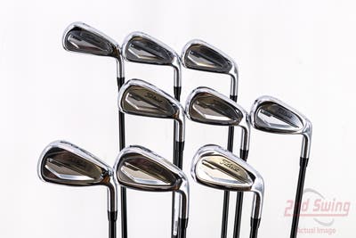 Mint Titleist 2023 T350 Iron Set 4-PW AW GW Mitsubishi Tensei Red AM2 Graphite Regular Right Handed 38.25in