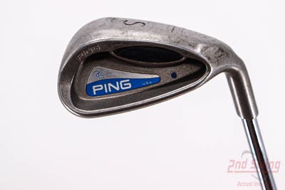 Ping G2 Wedge Sand SW Stock Steel Shaft Steel Wedge Flex Right Handed Blue Dot 35.5in