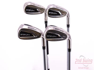 TaylorMade Stealth HD Iron Set 8-PW AW Fujikura Ventus Red 5 Graphite Senior Right Handed 36.25in