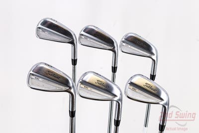 Titleist 2023 T100 Iron Set 5-PW Project X LZ 6.0 Steel Stiff Right Handed 38.25in