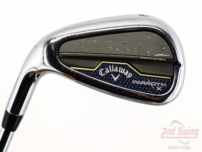 Callaway Paradym X Single Iron Pitching Wedge PW True Temper Dynamic Gold R300 Steel Regular Left Handed 36.25in