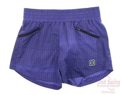 New Womens Adidas Golf Shorts Medium M Purple MSRP $75