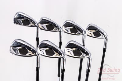Ping G430 Iron Set 6-PW GW GW2 ALTA CB Black Graphite Stiff Right Handed Red dot 38.5in