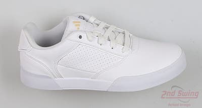 New Womens Golf Shoe Adidas Adicross Retro Medium 6 White MSRP $90 GV6915