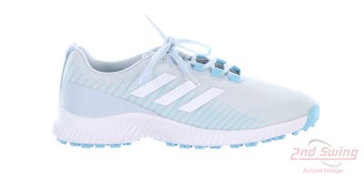 New Womens Golf Shoe Adidas Response Bounce Medium 7 Bone White/Blue Light/Blue MSRP $85 FW6320
