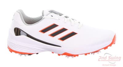 New Mens Golf Shoe Adidas ZG23 Medium 10 White/Black/Orange MSRP $200 HP2223