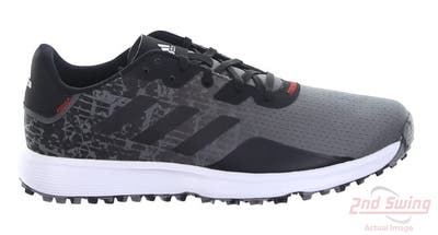 New Mens Golf Shoe Adidas S2G SL Medium 9 Black/Grey MSRP $110 GV9793