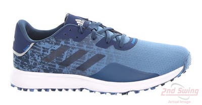 New Mens Golf Shoe Adidas S2G SL Medium 10 Blue/White MSRP $110 GV9794