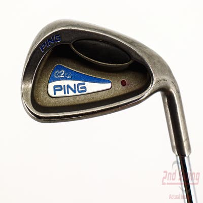 Ping G2 EZ Single Iron Pitching Wedge PW Stock Steel Shaft Steel Stiff Right Handed Maroon Dot 35.0in