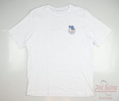 New Mens Travis Mathew T-Shirt XX-Large XXL White MSRP $45