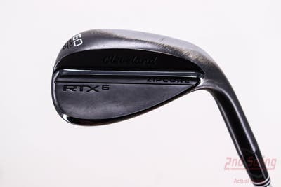 Cleveland RTX 6 ZipCore Black Satin Wedge Lob LW 60° 10 Deg Bounce Dynamic Gold Spinner TI Steel Wedge Flex Right Handed 35.0in