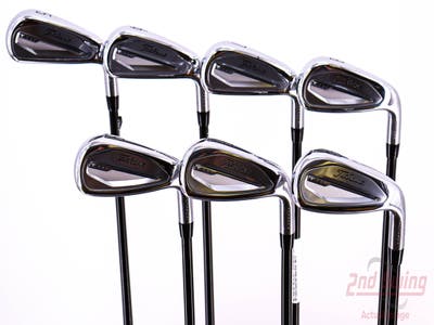 Mint Titleist 2023 T350 Iron Set 5-PW AW Mitsubishi Tensei Red AM2 Graphite Regular Right Handed 38.5in