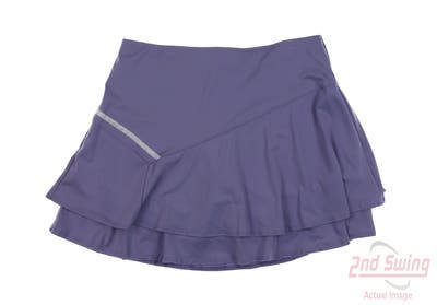 New Womens Lucky In Love Skort Large L Purple MSRP $92
