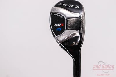 Tour Edge Exotics CBX 119 Hybrid 4 Hybrid 22° Project X Even Flow Blue 85 Graphite Regular Right Handed 37.25in