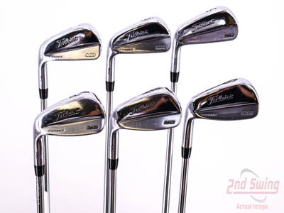 Titleist 718 MB Iron Set 5-PW Project X 6.0 Steel Stiff Left Handed 38.5in