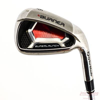 TaylorMade Burner Superlaunch Single Iron 6 Iron Stock Steel Shaft Steel Regular Right Handed 38.0in