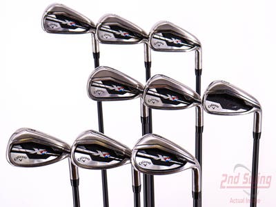 Callaway XR Iron Set 4-PW AW SW Project X SD Graphite Senior Right Handed 38.5in