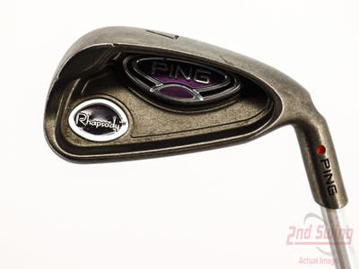 Ping Rhapsody Single Iron 7 Iron Ping ULT 129I Ladies Graphite Ladies Right Handed Red dot 36.5in
