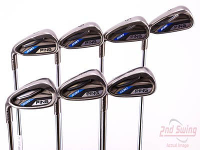 Ping G30 Iron Set 4-PW Ping CFS Distance Steel Stiff Left Handed Black Dot 38.25in