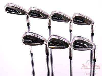TaylorMade Stealth HD Iron Set 5-PW AW Fujikura Speeder NX 50 Graphite Regular Right Handed 38.5in