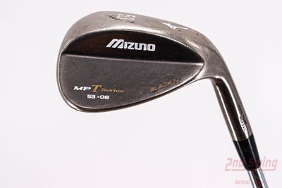 Mizuno MP-T Black Nickel Wedge Gap GW 53° 8 Deg Bounce True Temper Dynamic Gold Steel Wedge Flex Right Handed 37.0in
