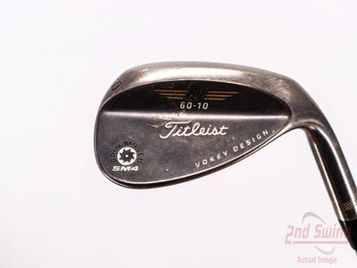 Titleist Vokey Spin Milled SM4 Black Wedge Lob LW 60° 10 Deg Bounce Project X Rifle 6.0 Steel Stiff Right Handed 35.5in