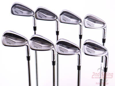 Ping i210 Iron Set 4-PW AW Nippon NS Pro Modus 3 Tour 120 Steel Stiff Right Handed Red dot 38.25in