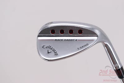 Callaway Mack Daddy 4 Chrome Wedge Sand SW 56° 10 Deg Bounce S Grind Dynamic Gold Tour Issue S200 Steel Stiff Right Handed 35.0in