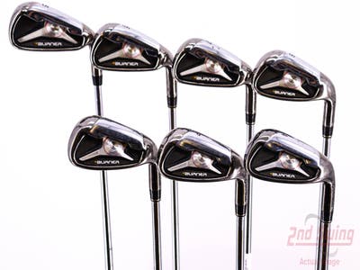TaylorMade 2009 Burner Iron Set 5-PW AW TM Reax Superfast 85 Steel Regular Right Handed 39.0in