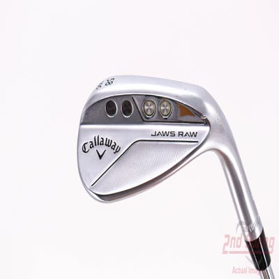 Callaway Jaws Raw Chrome Wedge Lob LW 58° 10 Deg Bounce S Grind Dynamic Gold Spinner TI Steel Wedge Flex Right Handed 35.0in