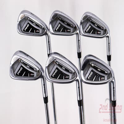 Ping I20 Iron Set 4-9 Iron Ping CFS Steel Regular Right Handed Black Dot 38.0in