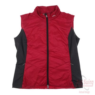 New Womens KJUS Vest Large L Red MSRP $120