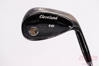 Cleveland CG16 Black Zip Groove Wedge Lob LW 58° 12 Deg Bounce Cleveland Traction Wedge Steel Wedge Flex Right Handed 35.5in