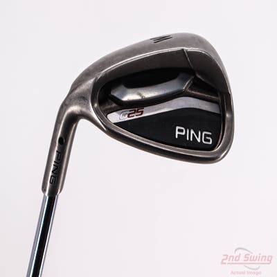 Ping G25 Single Iron Pitching Wedge PW Ping CFS Steel Senior Left Handed Black Dot 35.0in