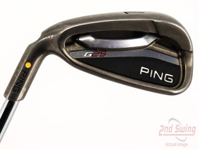 Ping G25 Single Iron 7 Iron Ping CFS Steel X-Stiff Left Handed Yellow Dot 37.75in